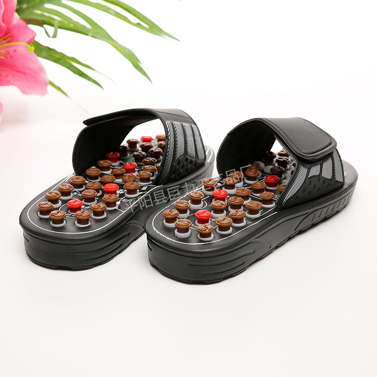 Cross-border foreign trade thorny massage slippers, foot sole acupoint bagua shoes, household daily use, summer couple manufacturer P52 Specification image