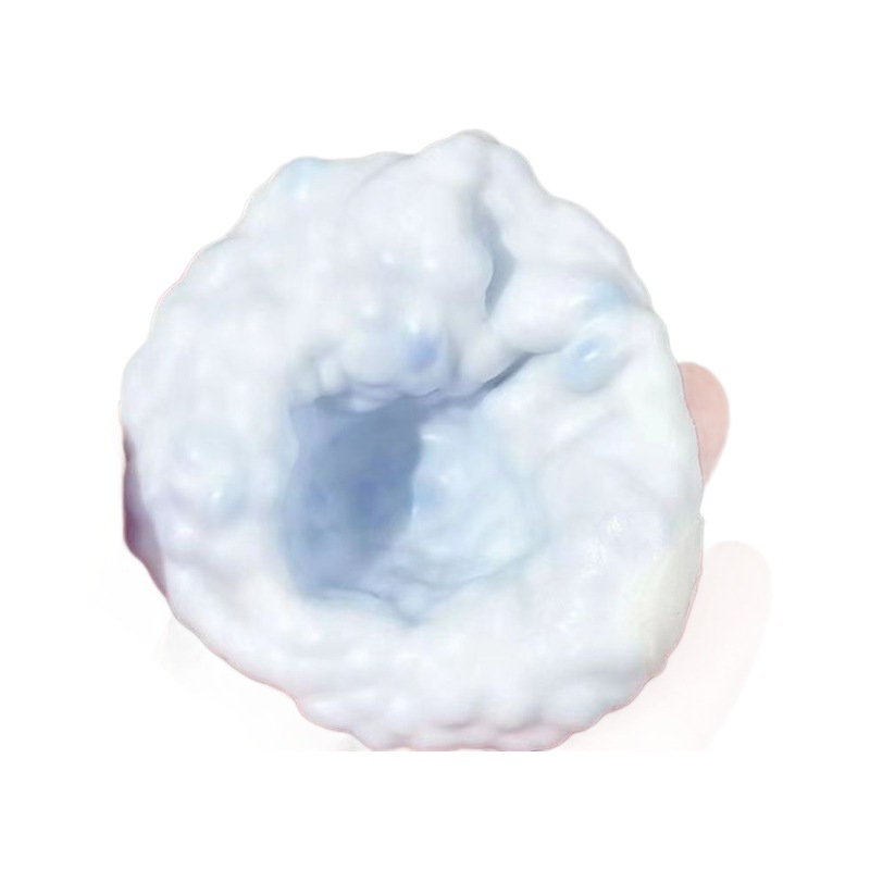 Xiaohongshu's same style of milk-scented pearl ice skin handmade ball, Kneading Fun, can be shaped, ultra-thin stress-relieving toy, Noisy round ball Item Picture