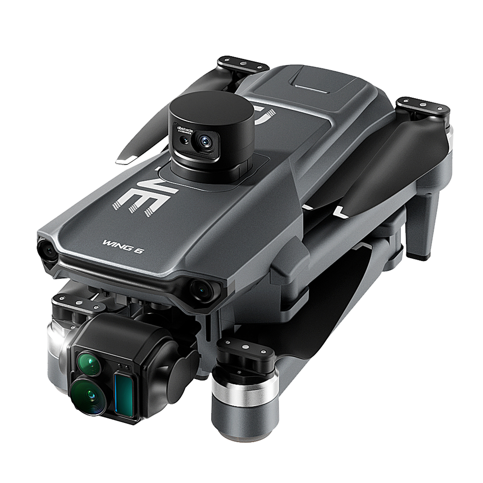 Cross-border Wing 6 brushless GPS drone aerial photography three-axis gimbal lift obstacle avoidance large touch screen quadcopter Item Picture