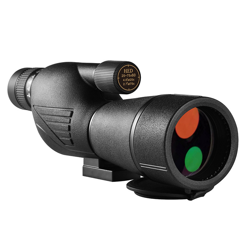 High-definition ED variable magnification bird-watching mirror, outdoor waterproof 25-75X60 telescope, flat single-tube target viewing mirror wholesale Item Picture