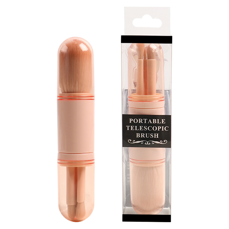 Mini extendable makeup brush, skin tone extendable makeup brush, portable makeup brush Item Picture
