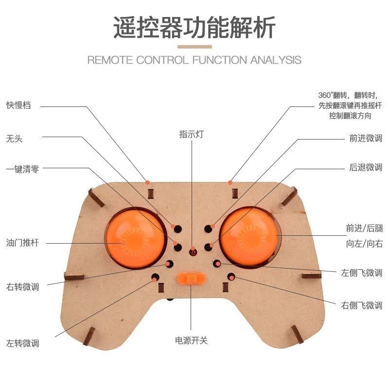 Cross-border Amazon wooden assembly DIY quadcopter drone science and education remote control aircraft toy teaching special supply Application Scenario