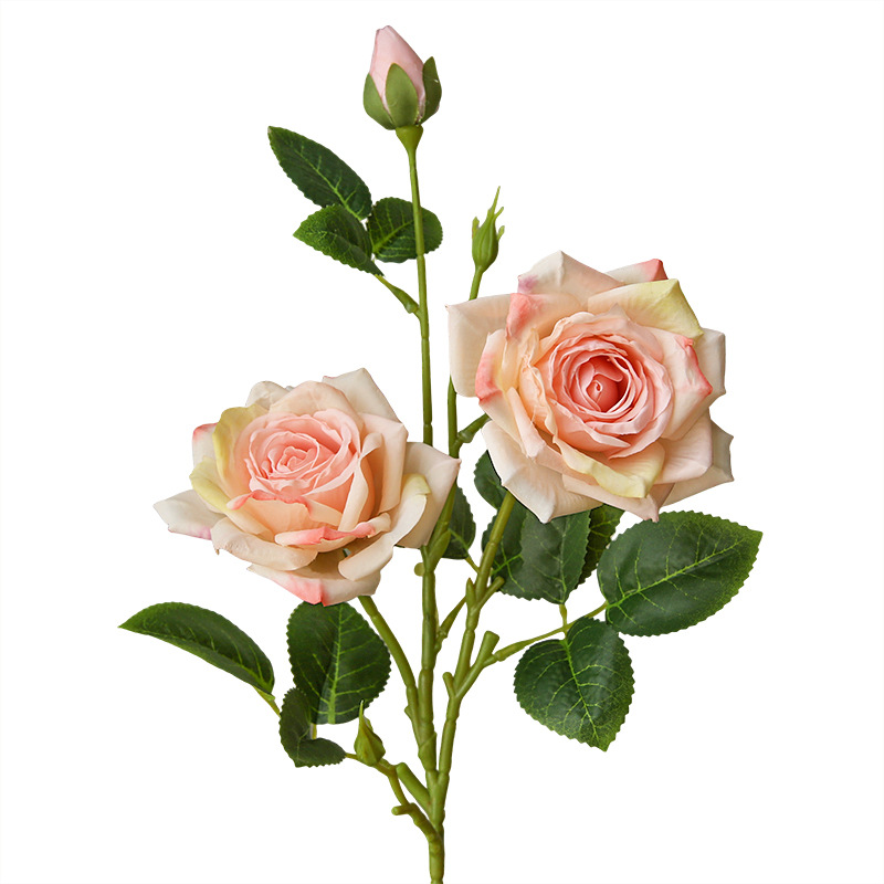 火把狂欢夜导具/仿真花/仿真花diy发饰/电镀玫瑰花/仿真玫瑰花白底实物图