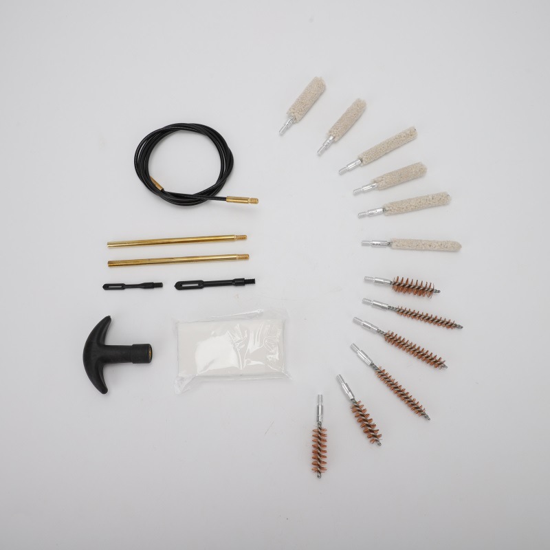 Jujian Cross-border Bestseller Gun Brush, Gun cleaning Tool 19 Pieces Pipe Unblocking Set, Gun cleaning and Maintenance Package, Gun barrel brush Specification drawing