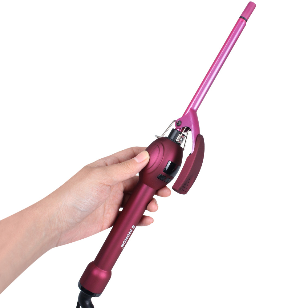 2023 Cross-border Preferred Curling Irons, Ceramic LCD Hair salon Curling Irons, Smart Home Automatic Temperature Control Curling Irons Item Picture