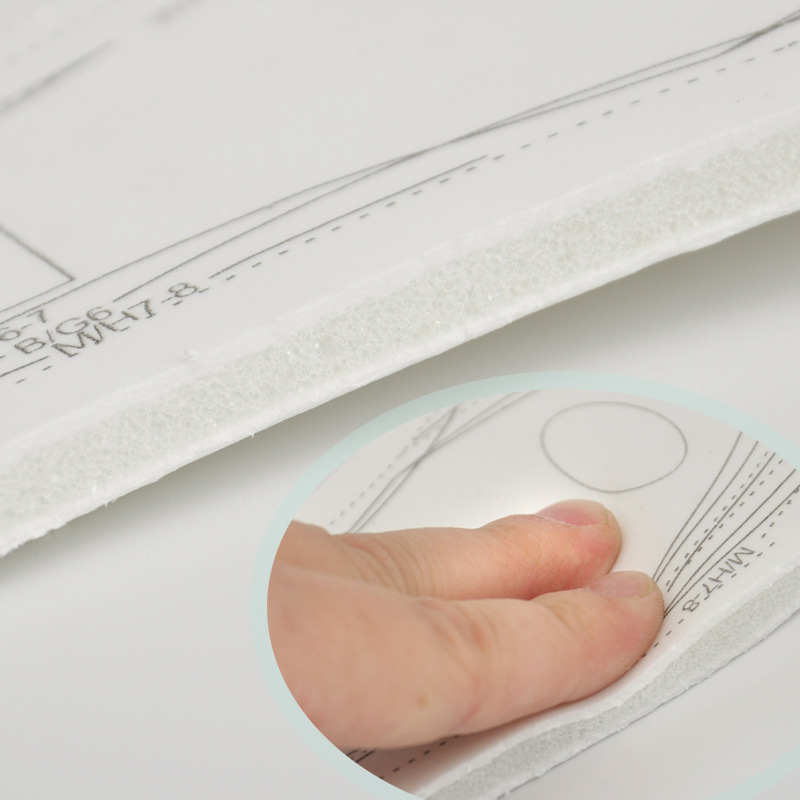 يمكن لصانع الأحذية أن يقص إسفنجة (إيفا)، ذاكرة، نسيج القطن Specification image