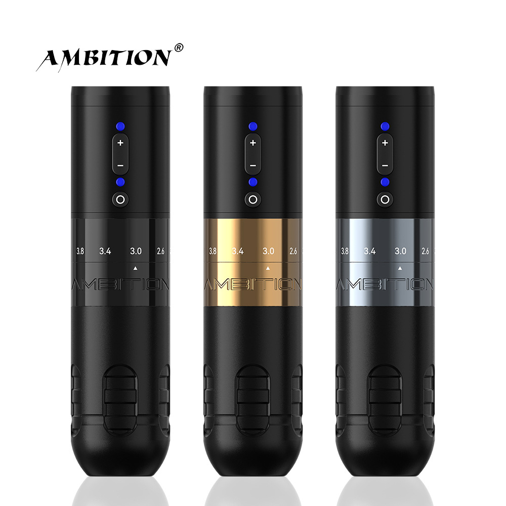 shanilak 必胜夏力电池可调行程充电纹身笔马达机一体纹绣纹身工具