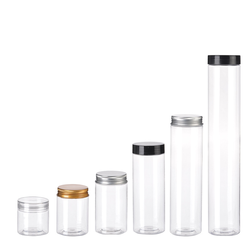 Plastic Craftsmanship 55-caliber PET plastic cans, sealed plastic bottles, goji berry flower tea and Chinese herbal medicine packaging cans, portion-packed bottles Item Picture