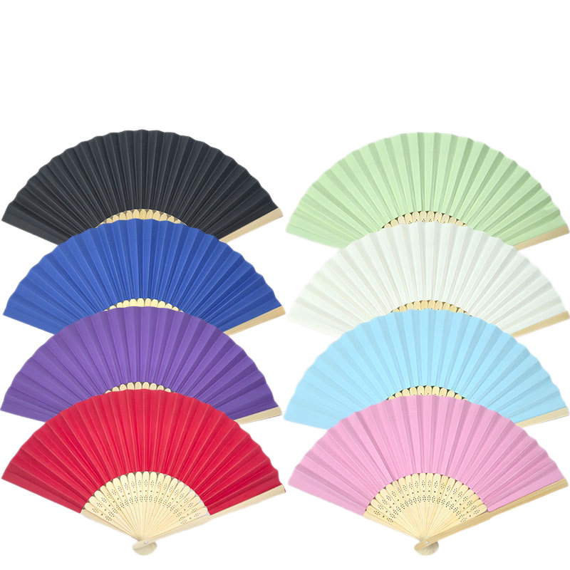 扇子/折叠扇/檀木扇/扇子礼盒/扇袋白底实物图