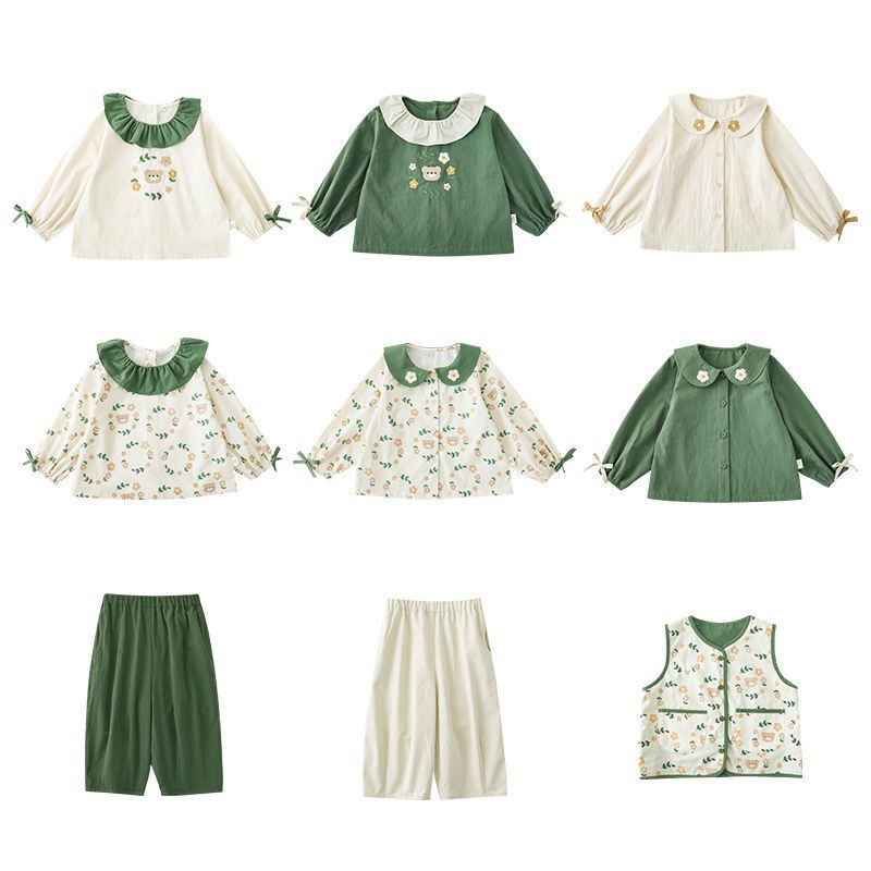 娃衣/艾莎公主裙/公主裙女童长袖韩版/童装/半身蓬蓬裙女童白底实物图