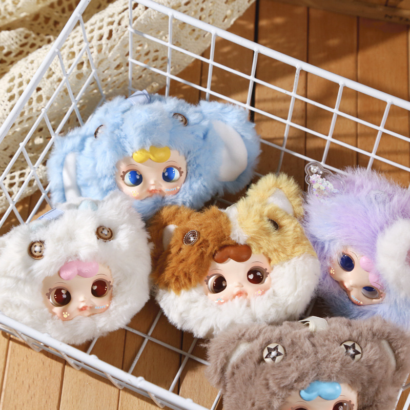 DUDU Cute Pet Zoo pendants, plush blind boxes, trendy bags, decorative pendants, factory direct sales and wholesale details Picture
