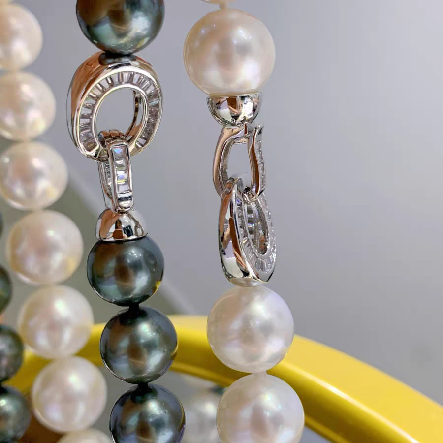 Pearl buckle head plated with 18K real gold, diy necklace buckle, bracelet, connecting buckle, ending buckle, OT buckle, handcrafted universal buckle