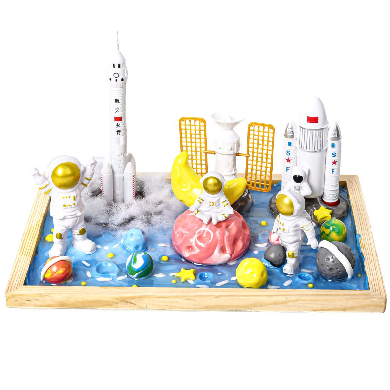 New sand table micro-landscape military aviation series children's handmade diy material packs, epoxy resin scene boys' toys Item Picture