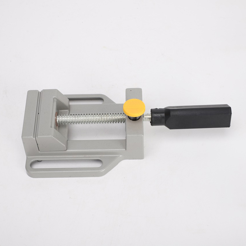 Single-handle quick right-angle clamp, bench vise, small table vise, woodworking tool, right-angle fixed clamp, welding clamp Specification drawing