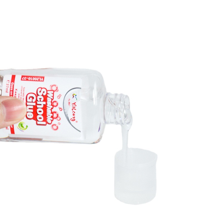 雅隆跨境学生胶瓶装液体学校学生手工DIY胶可水洗PVA透明胶水产品图