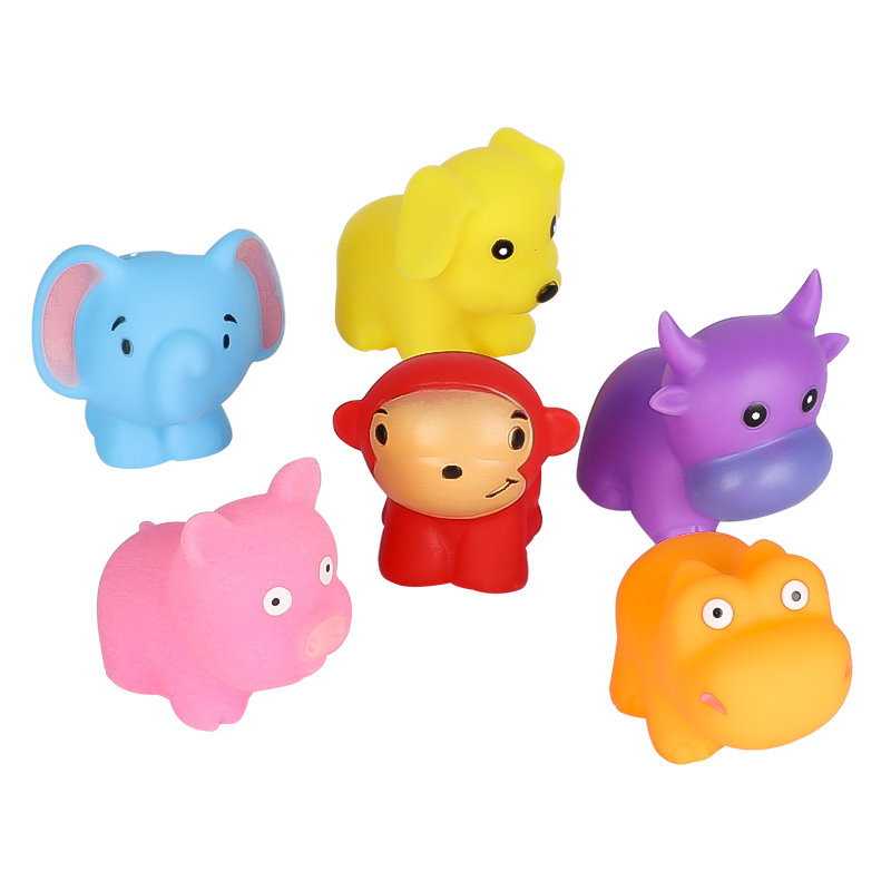 Pinnie calls cartoon animals soft, sprouting, relaxing, making sounds, bathing, and wholesale toys at street stalls Application Scenario