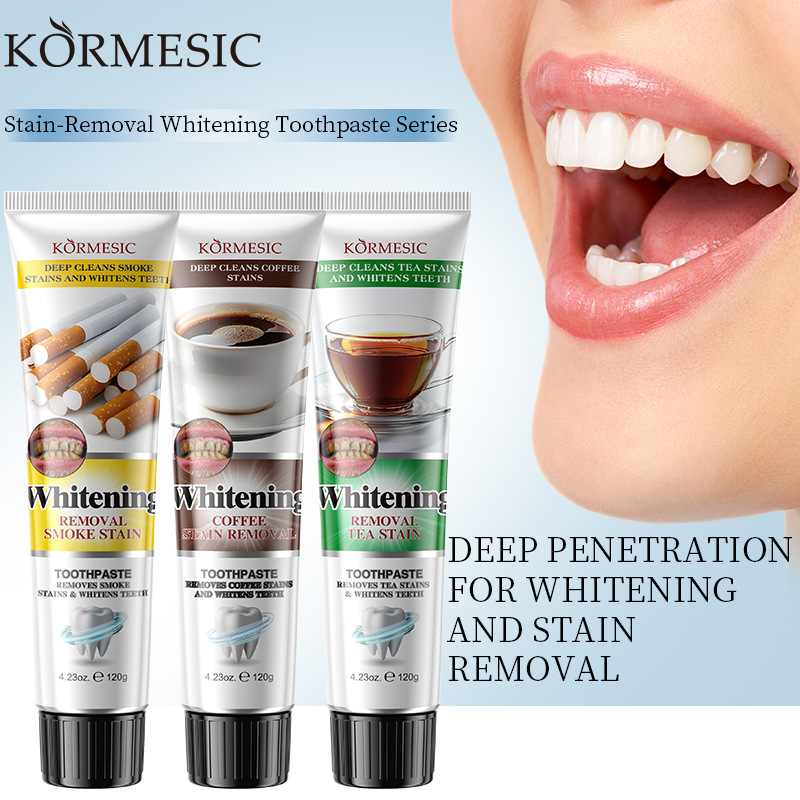 KORMESIC all-English oral care Teeth Clear Breath toothpaste toothpaste Oral cleansing details Picture