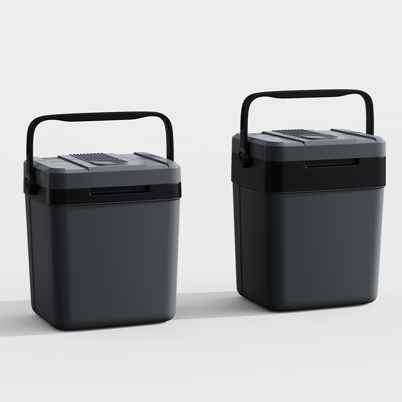 Customized 24L portable mini refrigerator for both home and car use, outdoor refrigeration container, semiconductor car refrigerator Application Scenario