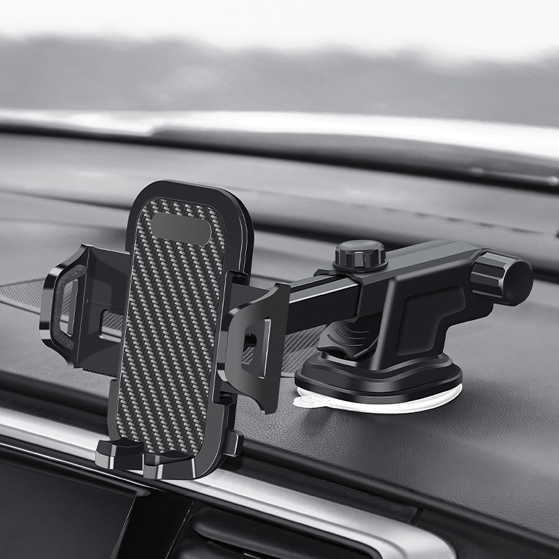 A car mobile phone stand, a universal fixed multi-functional navigation support frame with an air outlet and suction cup for vehicles Specification drawing