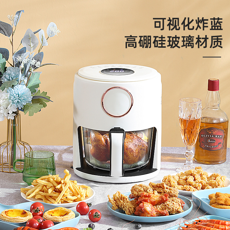 Cross-border AirFryer household air fryer, large-capacity visible electric fryer, Amazon 110V, US and European standard 220V details Picture