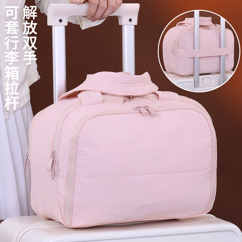 Cross-border portable travel makeup storage bag, large-capacity fashionable skin care product storage and toiletry bag, high appearance level Application Scenario