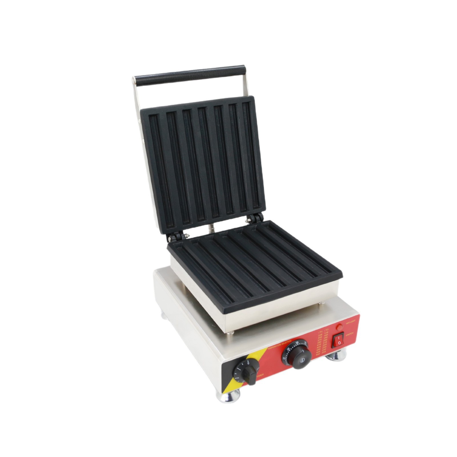 Commercial Latin fruit-shaped waffle machine, fully automatic electric pancake stand, Spanish Jishi fruit fried dough stick machine, snack equipment Item Picture