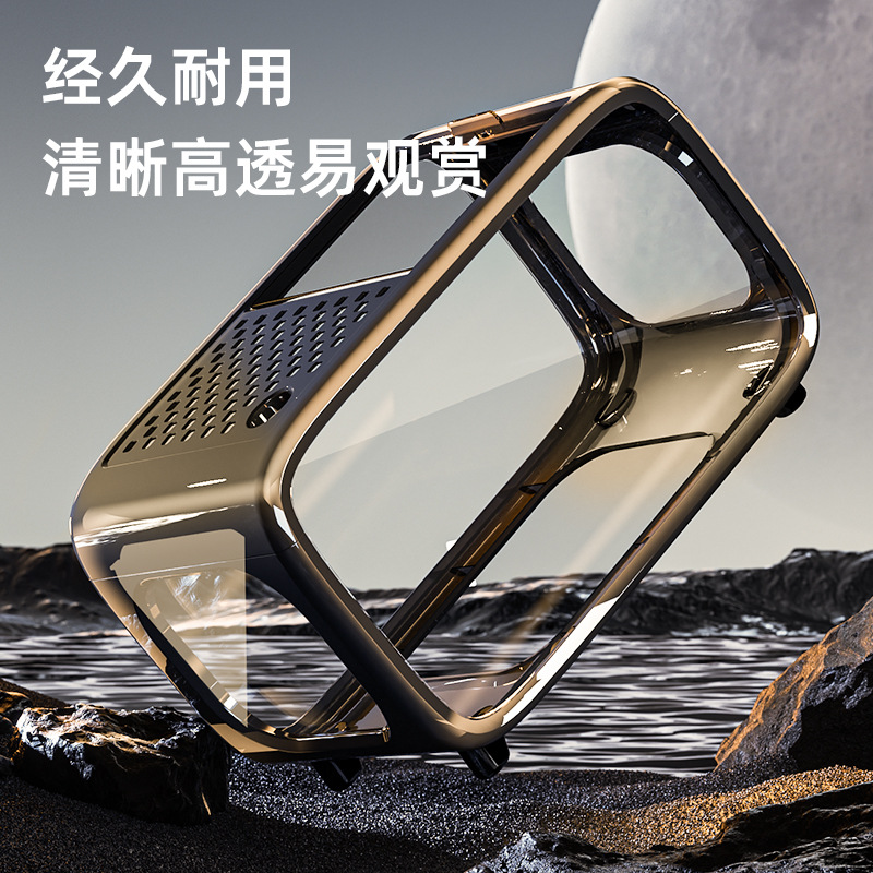 Carefully selected light luxury fish tanks for home use, high-end covered transparent living room landscaping ecological tanks, and plastic aquariums for entrance decoration details Picture