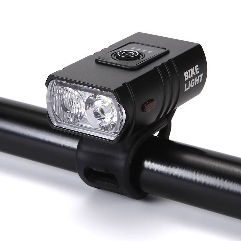 Outdoor cycling lights, bicycle lights, aluminum alloy headlights, cycling equipment, night cycling, road, mountain bike parts, cross-border Specification image