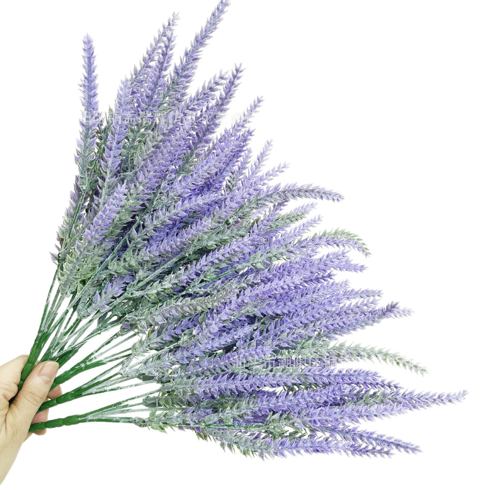 仿真花DIY发饰配件/假花/5朵塑膠花/仿真花/假花批发白底实物图