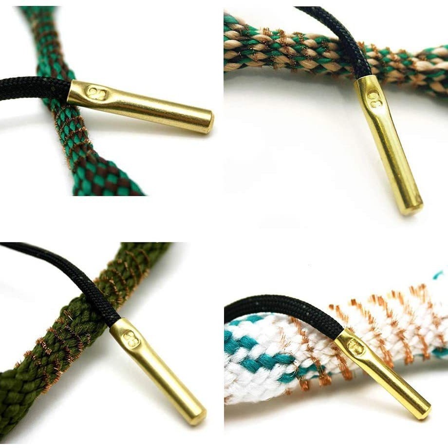Amazon gun brush cross-border cleaning tools, snake brush, multi-specification rust removal gun barrel brush, gun rope wholesale, rope brush Specification drawing