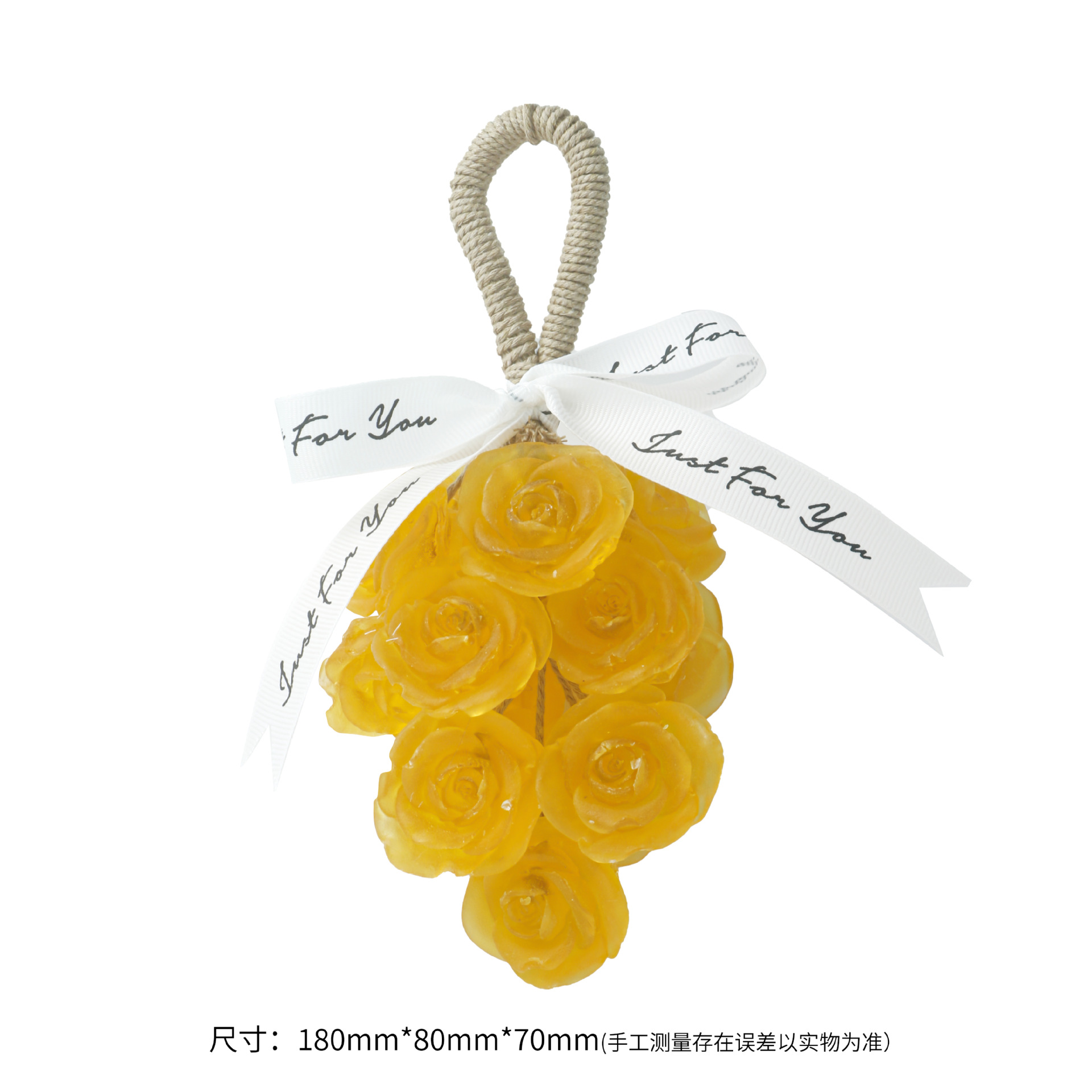 Handmade Rose Essential Oil Soap, Transparent Crystal Rose String Soap, A Best-Selling Souvenir On Xiaohongshu, Rose Grape Soap String Item Picture