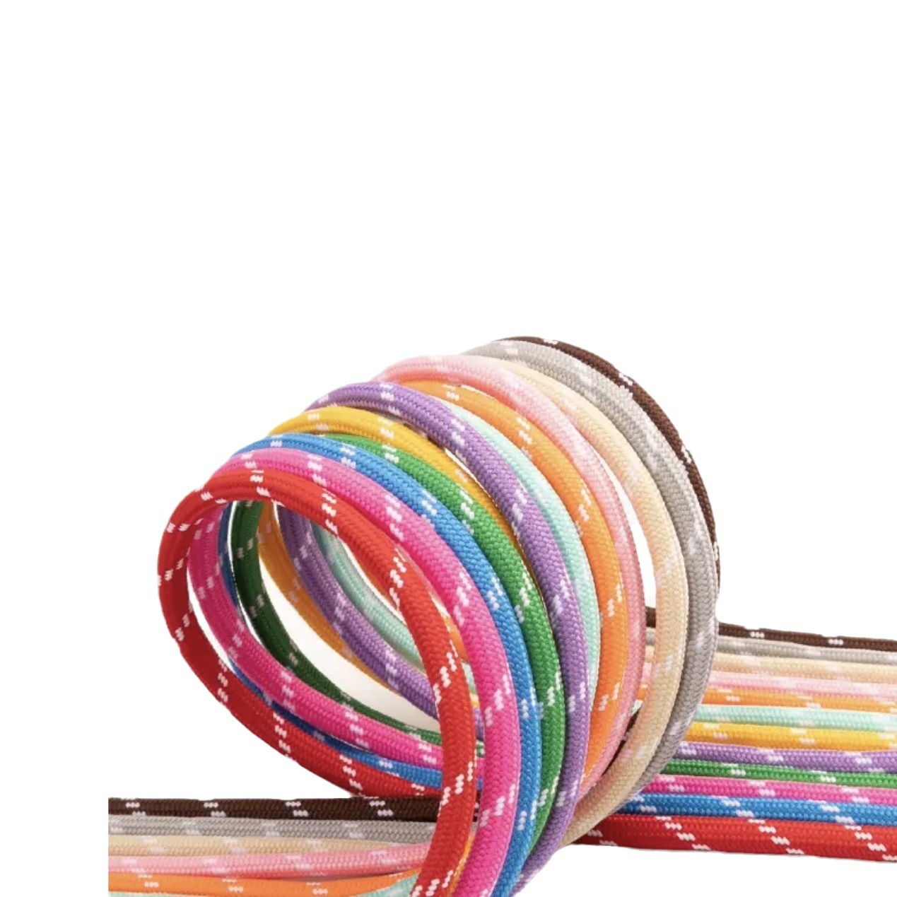 4.5mm colored woven umbrella rope in stock, Ins-style handmade diy bracelet, hanging bag, shoelace decorative strap, sweatshirt and pants rope Item Picture