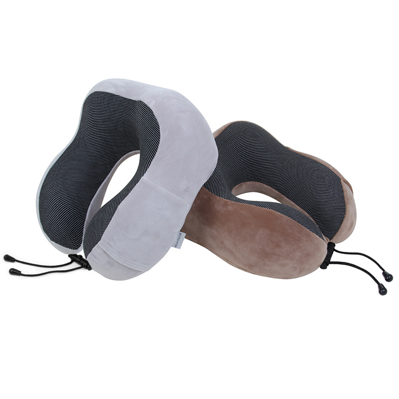 u型枕舒适u形枕记忆棉慢回弹枕头旅行办公室午休护颈枕口袋航空枕