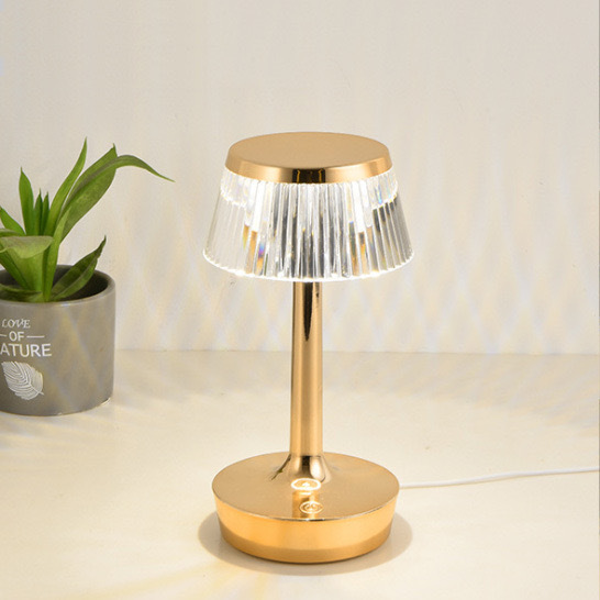 Mushroom desk Lamp, USB touch dining table, bar ambient light, bedroom bedside charging night light, three-color charging model