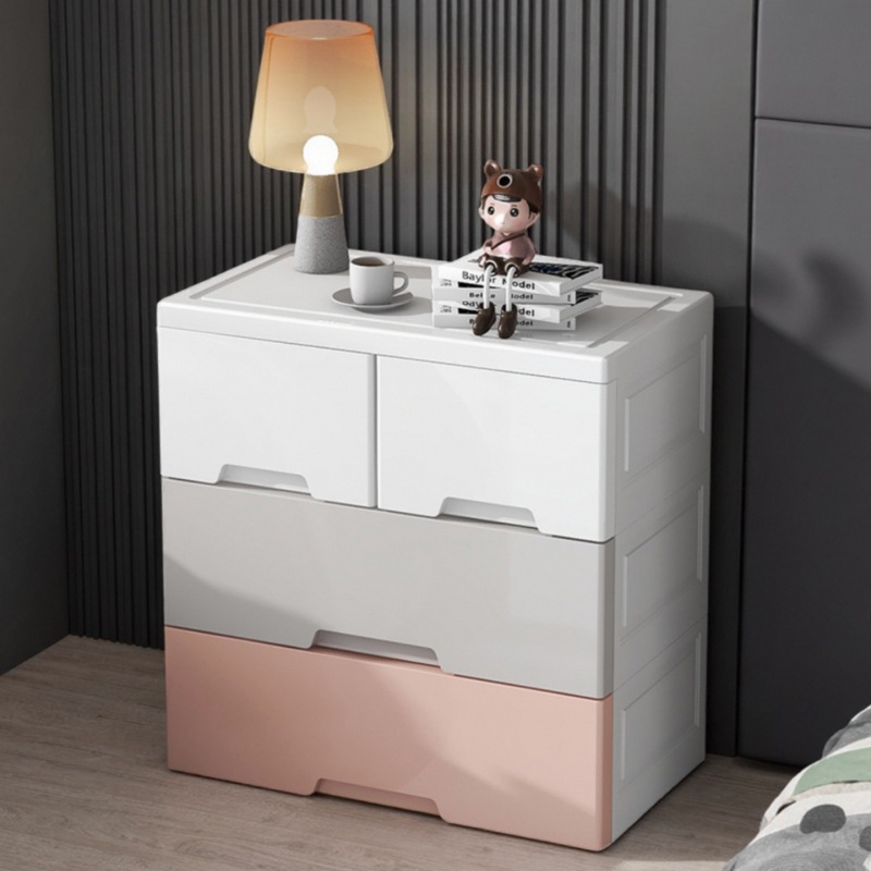 Free shipping underwear and socks storage cabinet, plastic storage cabinet, multi-layer drawer type sundries, toys and snacks table bottom organization cabinet Specification image