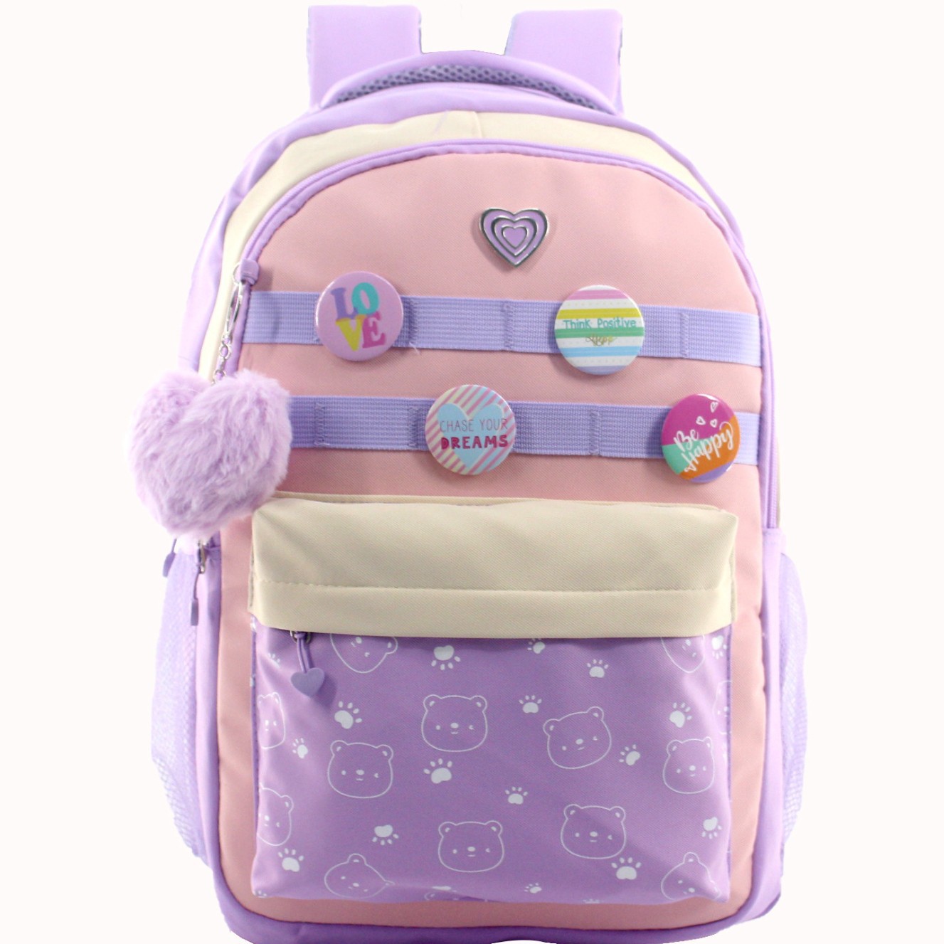 跨境可爱少女书包小初中高中学生大容量双肩书包