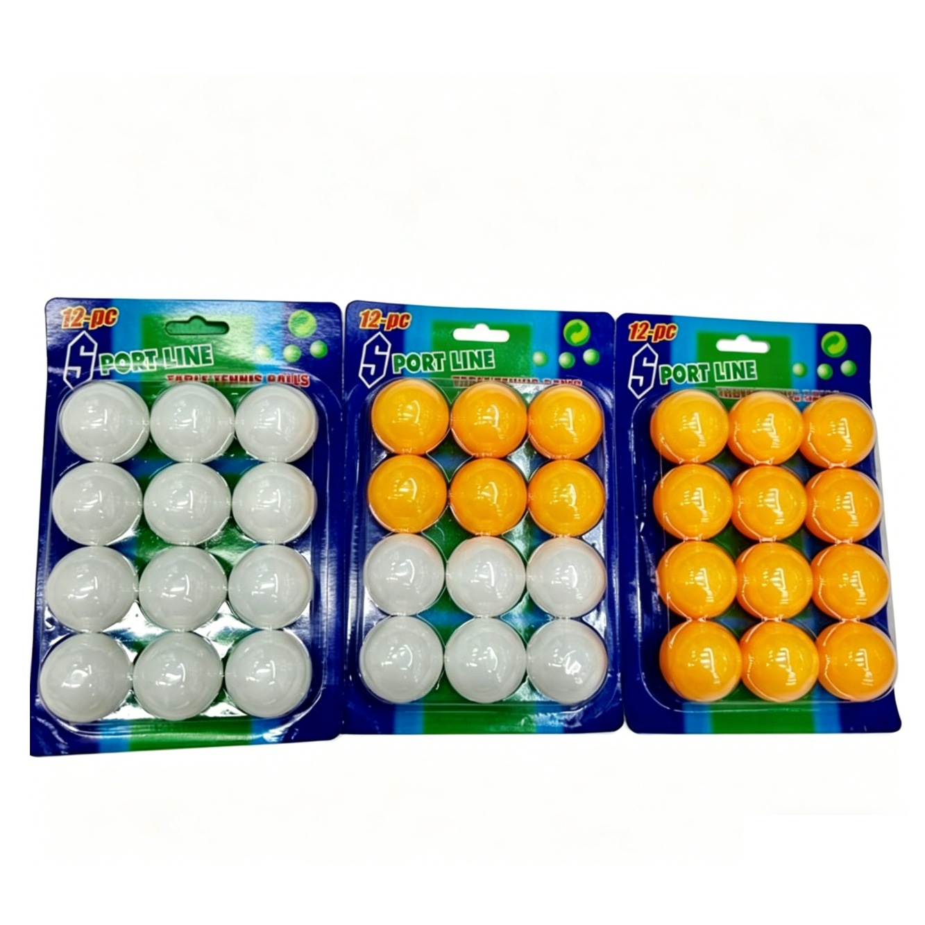 12 plastic ping-pong balls with suction cards, a best-selling product for foreign trade, factory direct sales, 40mm in stock, quick delivery, one-piece consignment details Picture