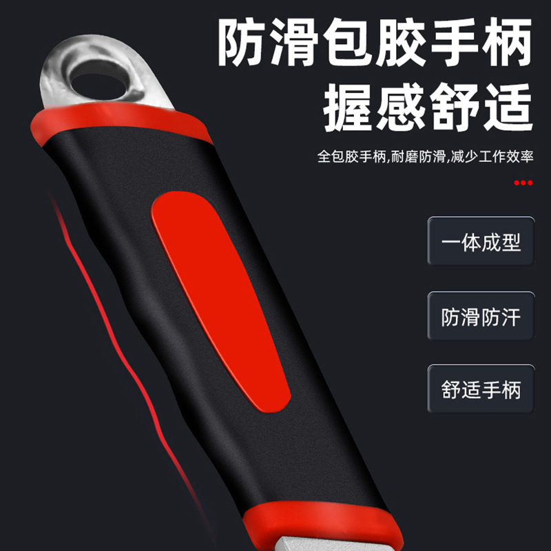 活动扳手 工业级8寸包胶防滑活口扳手万能大开口扳子活络扳手批发细节图