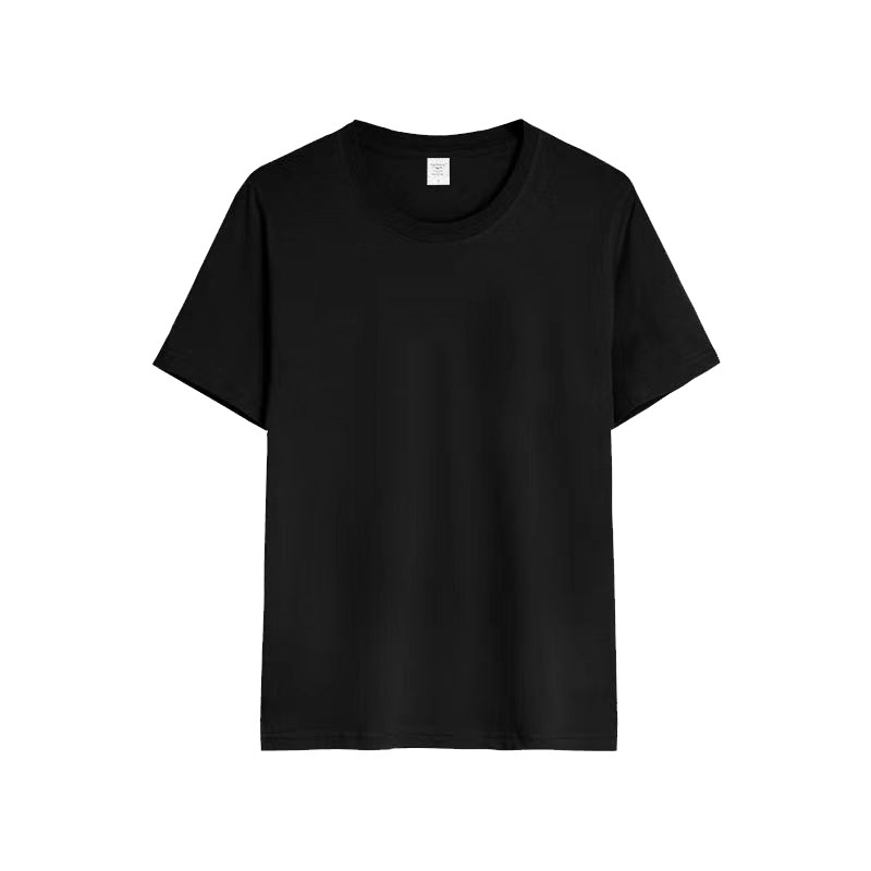 The 2024 new summer solid-color short-sleeved T-shirt is a classic and versatile innerwear for both men and women, featuring a slimming and form-fitting look Item Picture