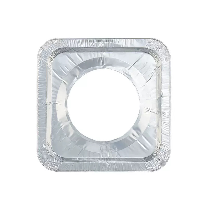 Gas stove sticker oil-proof pad, gas stove protection pad, kitchen circular cover, tin foil ring, aluminum foil paper, stove top anti-dirt pad Item Picture