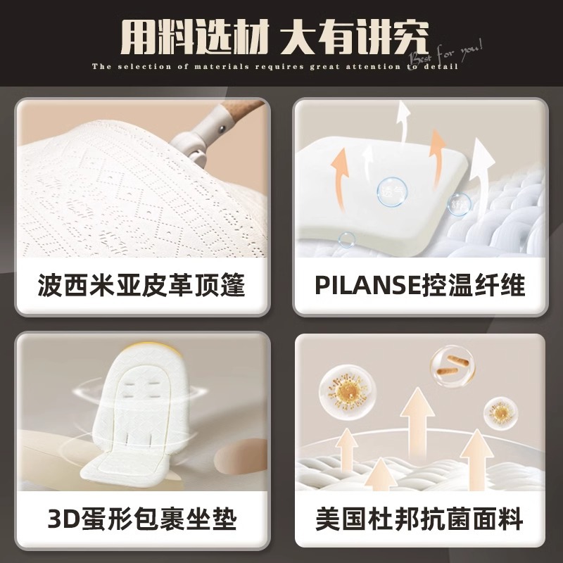ubestV3 baby stroller, a lightweight bidirectional baby stroller that can be used for sitting or lying down, is foldable and portable Application Scenario