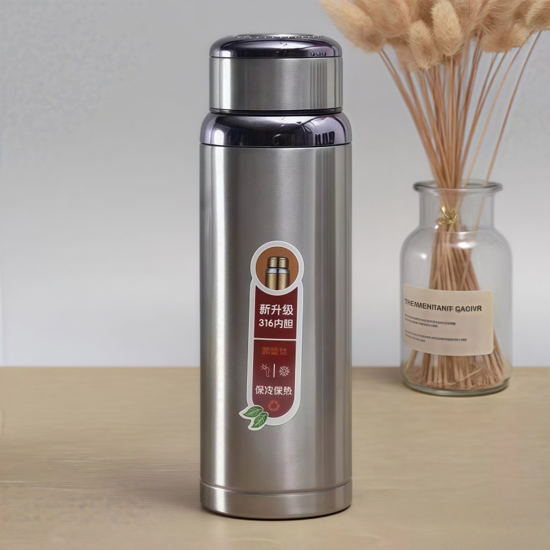 Household 316 stainless steel insulated cup, large-capacity star pot, insulated water cup, tea brewing cup, outdoor sports water bottle details Picture