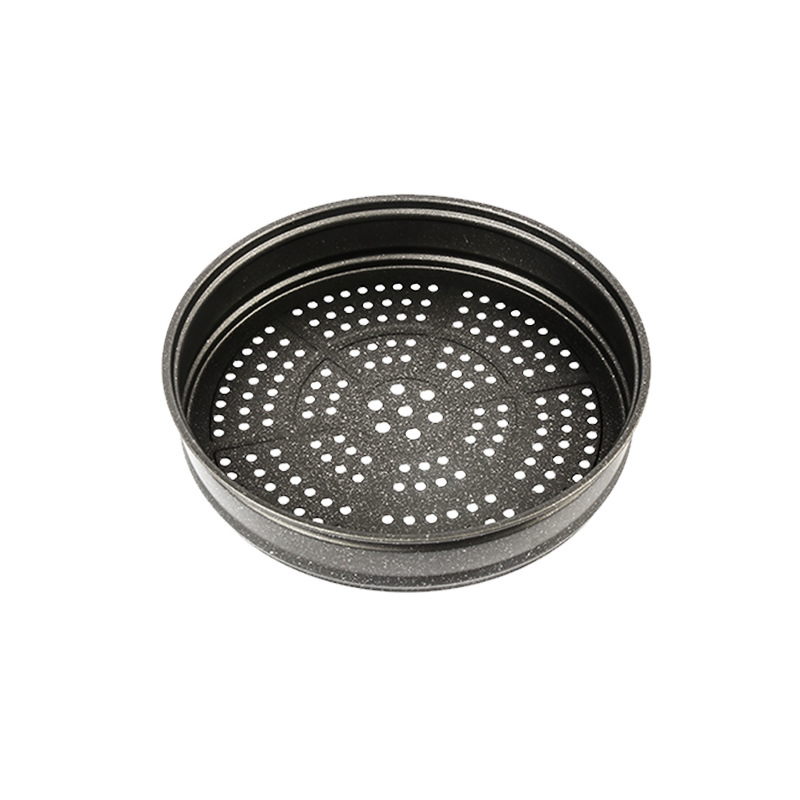 【 Tourmaline Steamer 】 Wholesale of household tourmaline steamer with fine iron non-stick pan, steaming grid tourmaline steamer Item Picture