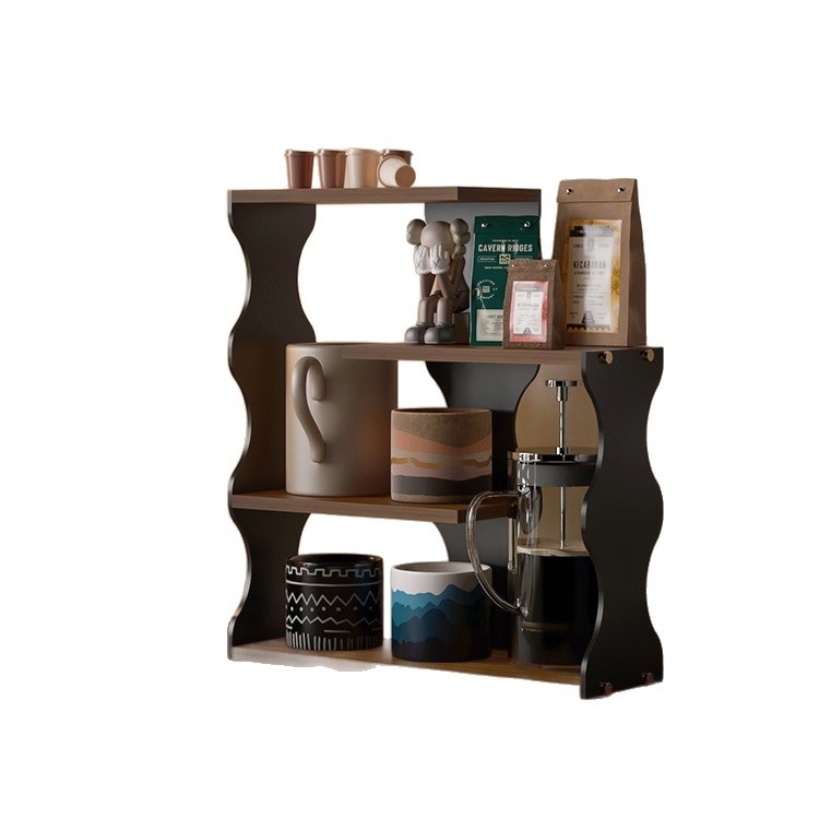 Cup rack, mug storage rack, coffee bar counter rack, office desk storage and organization rack Item Picture