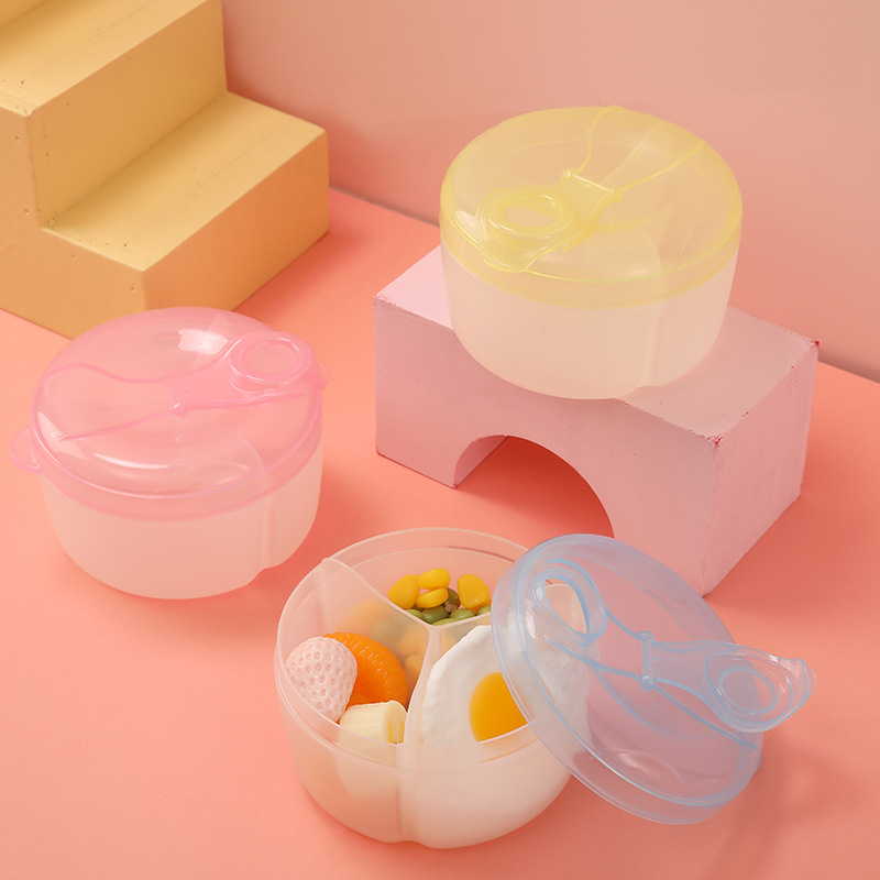 Portable rotating milk powder box 200ml portable leak-proof sealed milk powder can details Picture