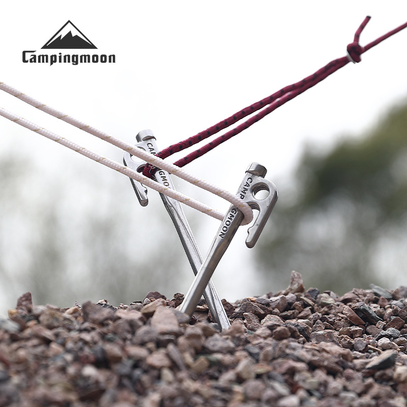 Koman 420 stainless steel ground studs, tent fixing poles, camp studs, camping canopy fixing studs, portable camping windproof details Picture