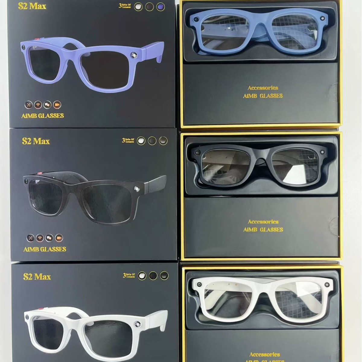 智能眼镜实物图