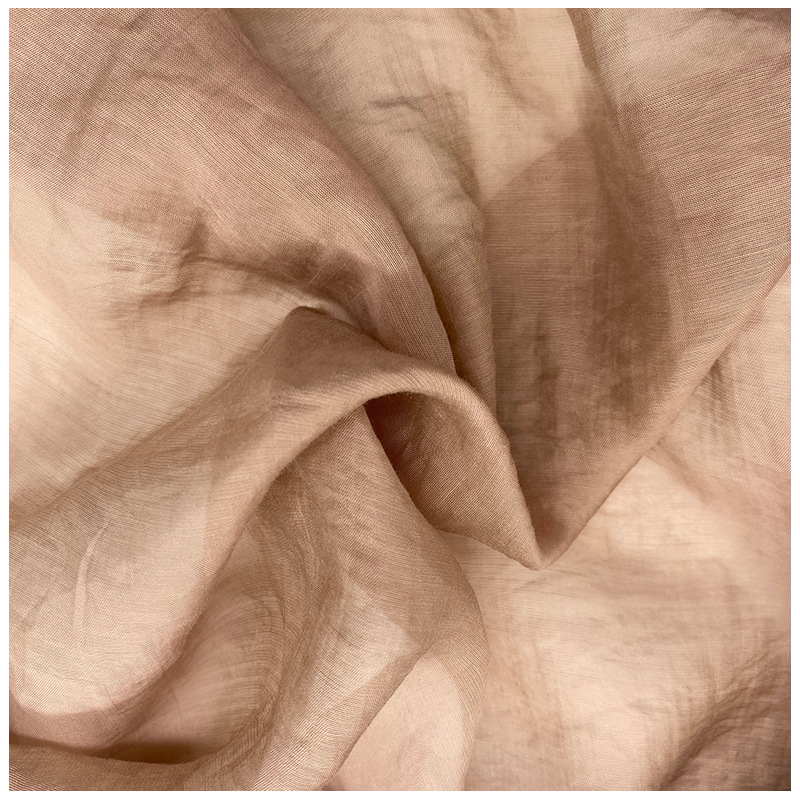 天丝棉面料汉服布料天丝棉薄纱衬衫面料透气防晒服面料现货供应