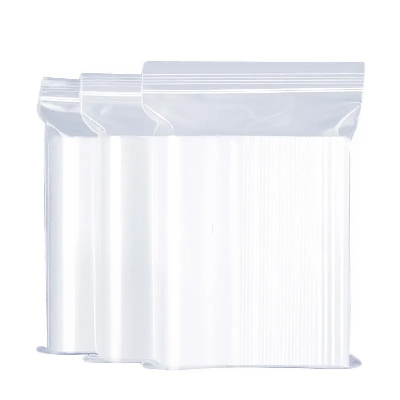 Transparent pe small self-sealing bags, electronic components, tea packaging, waterproof and dustproof bags, sealing bags, sealing bags, wholesale in stock Item Picture