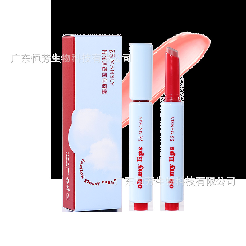 Mansili's Light and Clear Solid Lip Gloss is moisturizing, easy to color, hydrating, hydrating and quick to apply makeup Item Picture